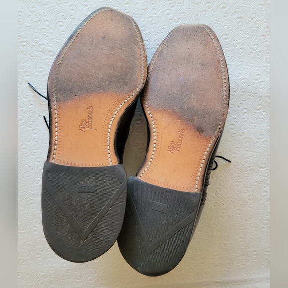 Allen Edmonds Fairhaven Mens Wingtip Dress Shoes Size 8 Dark brown/mahog… - Picture 10 of 16